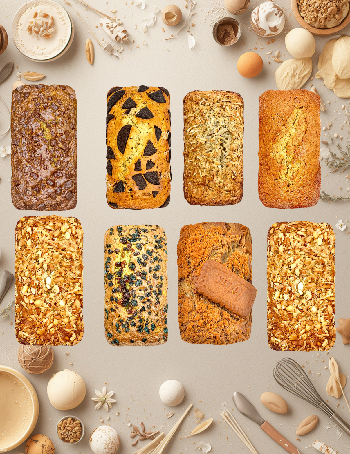C - Variety Box Banana Bread Loaves